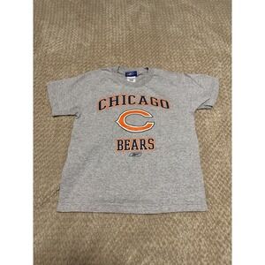 Chicago Bears NFL Vintage Y2K Shirt Sleeve Gray Shirt Small 8‎ Youth Kids